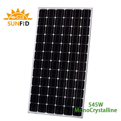 PERC Half Cell Monokrystaliczny panel słoneczny Podwójne okulary 550 W