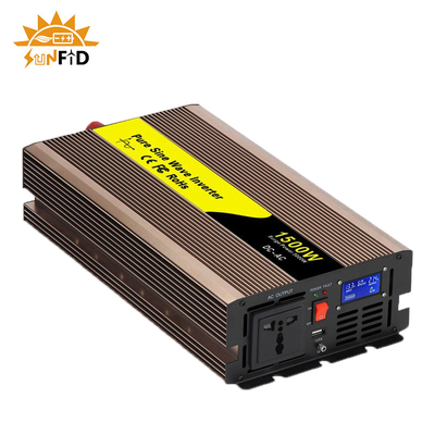 48V 1500W 12V Czysta fala sinusoidalna 24V 110V 220V