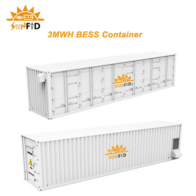 System magazynowania energii kontenera 3MWH 20Ft, komercyjny system magazynowania baterii BESS