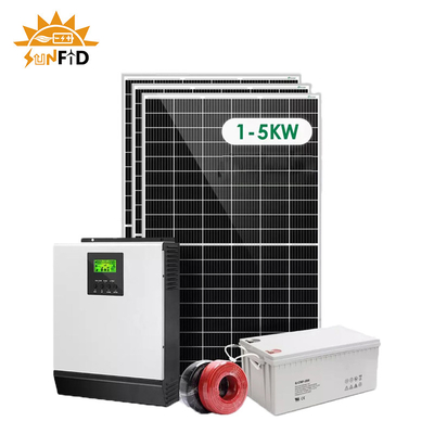 2KW Off Grid Solar Power System dla domu 12V 400Ah Panel fotowoltaiczny System fotowoltaiczny