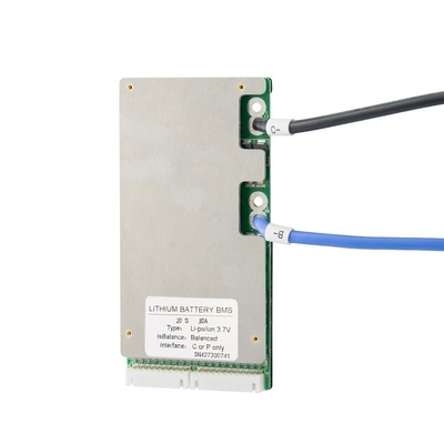 50A BMS do akumulatora litowo-jonowego 17s 60V z regulacją temperatury Pcm płytka zabezpieczająca pcb Ebike rower elektryczny