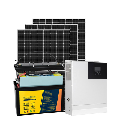 6KW 5KW Off Grid Solar Power System Fotowoltaiczny system zasilania energią słoneczną z baterią