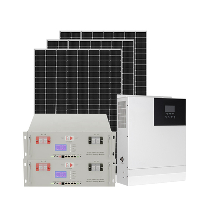 6KW 5KW Off Grid Solar Power System Fotowoltaiczny system zasilania energią słoneczną z baterią
