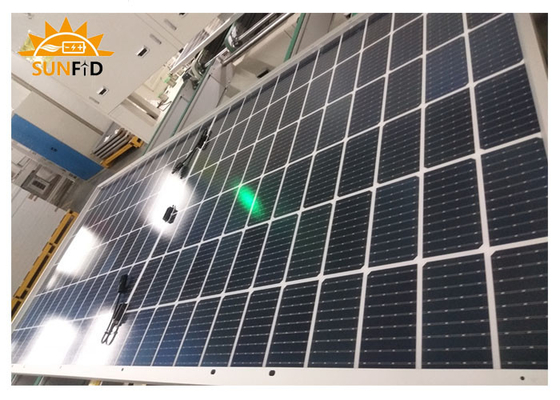 System magazynowania energii Dostosowane panele słoneczne 400 W Monokrystaliczne dwustronne ogniwa PERC 108