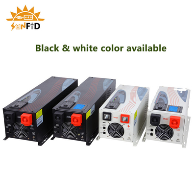 6000 W DC na AC Przetwornica mocy z czystą sinusoidą 24 V 48 V 120 240 V z wyświetlaczem LCD