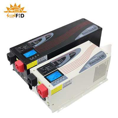 6000 W DC na AC Przetwornica mocy z czystą sinusoidą 24 V 48 V 120 240 V z wyświetlaczem LCD
