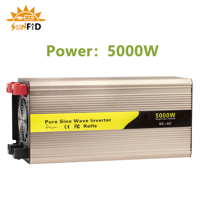 Przetwornica mocy DC na AC 5000 W z czystą falą sinusoidalną 12 V 24 V 48 V