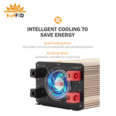 Przetwornica mocy DC na AC 5000 W z czystą falą sinusoidalną 12 V 24 V 48 V