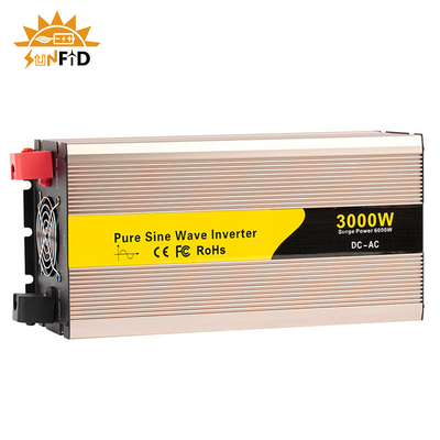24 V 48 V 3000 W Falownik czystej fali sinusoidalnej 12 V DC na AC 110 V 220 V Energia słoneczna