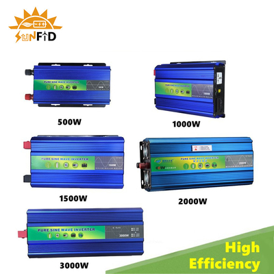 2000W 12V 24V Czysta fala sinusoidalna Falownik 48V DC do AC 110V 220V