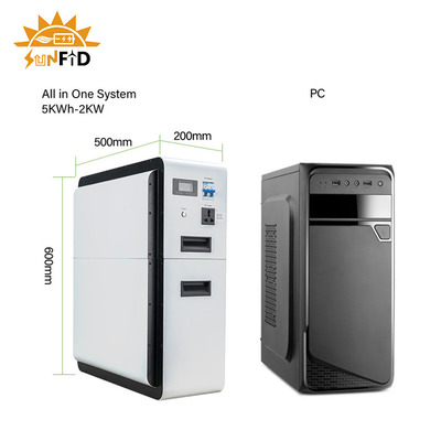 1kw Domowy system magazynowania energii 2kw 2,5kwh System akumulatorów poza siecią