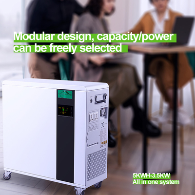 7,5KWH Domowy system magazynowania energii 5KWH All In One Baterie litowe