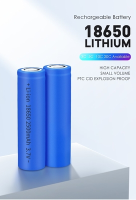 Ogniwo akumulatorowe 2500 mAh Lifepo4 25R Akumulator 3,7 V cylindryczne 18650