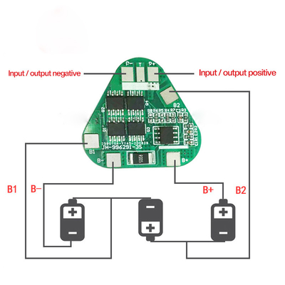 12V 100Ah 18650 BMS 3s 10A Zespół równoważący Pcb do baterii litowej