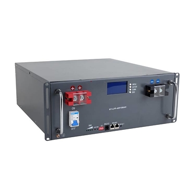 Akumulator litowy 100Ah Telecom 48 V fosforanowy Lifepo4 Akumulator z ekranem LCD