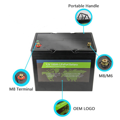 Akumulator litowy 12,8 V Campervan 100 Ah Lifepo4 Bluetooth Opcjonalny
