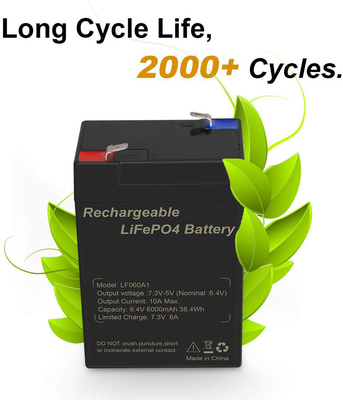 Akumulator litowo-motocyklowy 6 V 6 Ah Lifepo4 Talentcell Akumulator