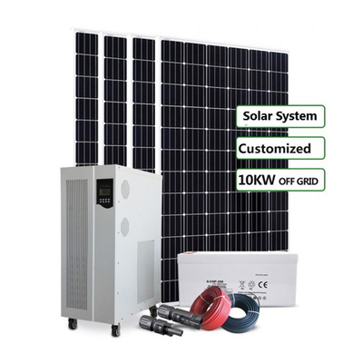 Hybrydowy system zasilania energią słoneczną Off Grid 3KW 5KW 8KW 10KW z bateriami